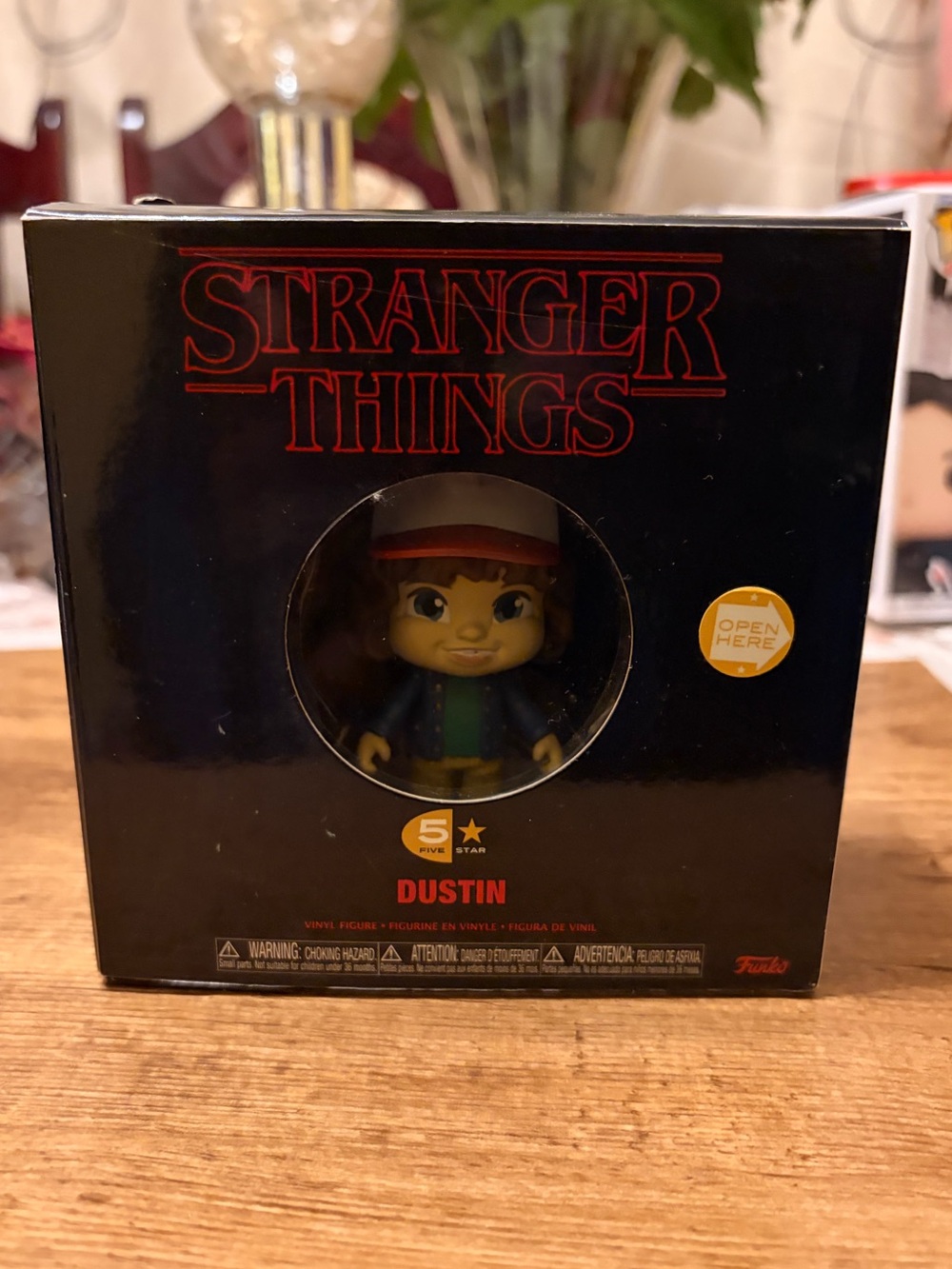 Netflix Stranger Things Dustin Figure in Red, Blue & Green